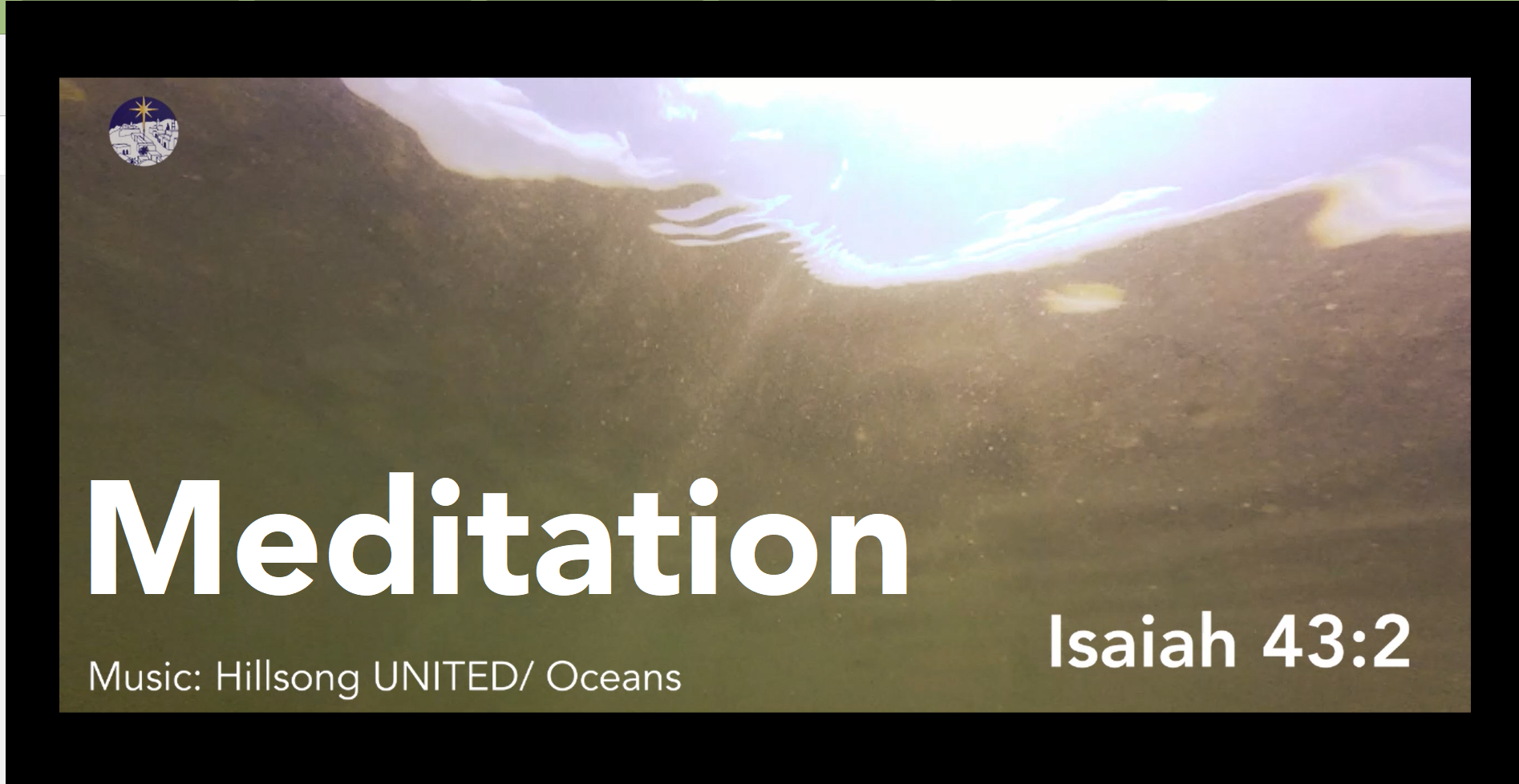 Isaiah 43:2 Ocean Deep Script+Meditation